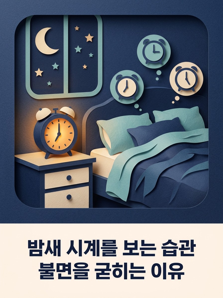 밤새 시계를 몇 번이나 보시나요 — '몇 시간 잤나' 세는 습관이 불면을 굳히는 이유