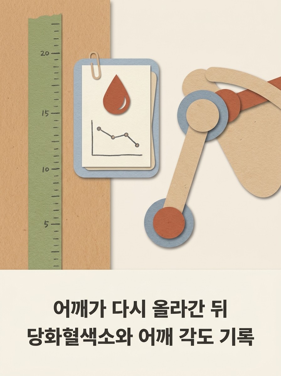 어깨가 다시 올라간 뒤 — 당화혈색소와 어깨 각도를 같이 적어 두는 이유