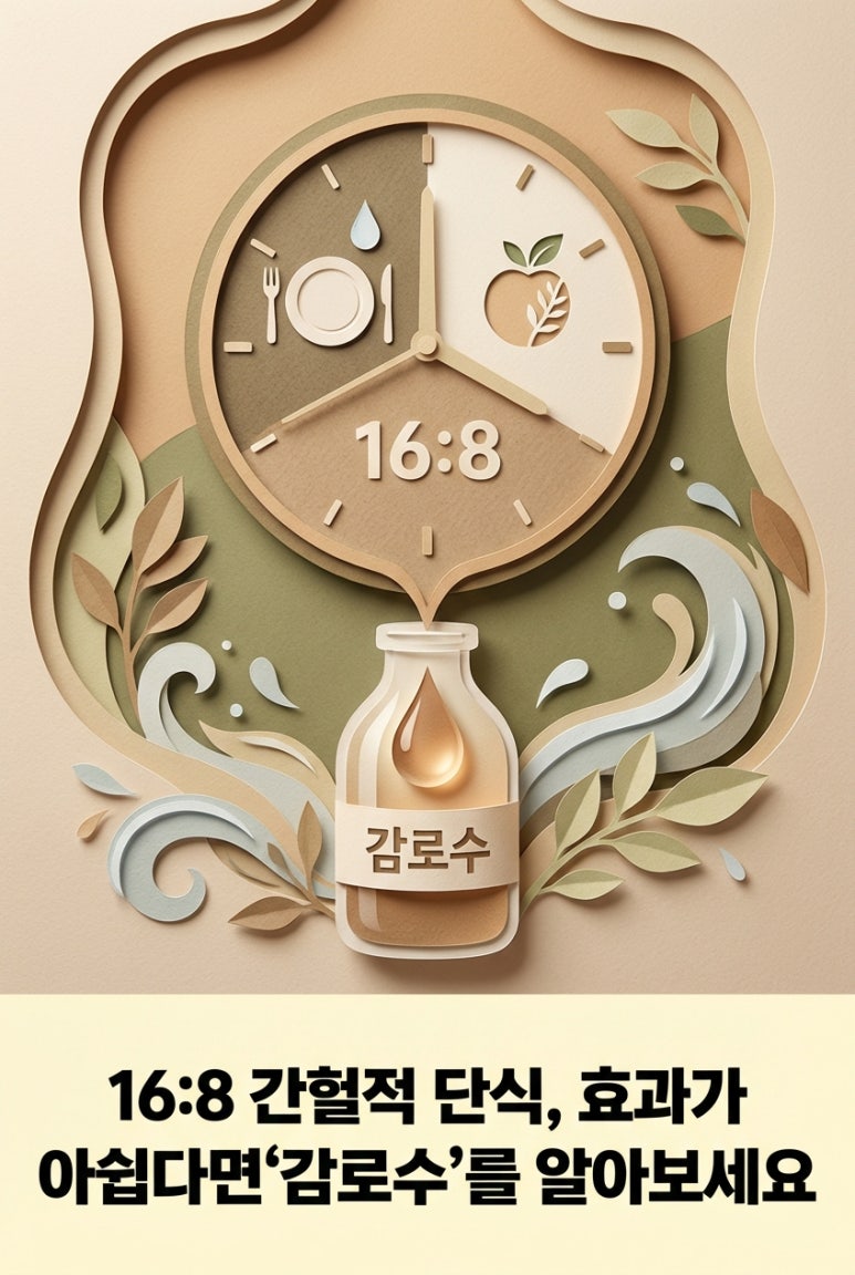  16:8 간헐적 단식, 효과가 아쉽다면  '감로수'를 알아보세요