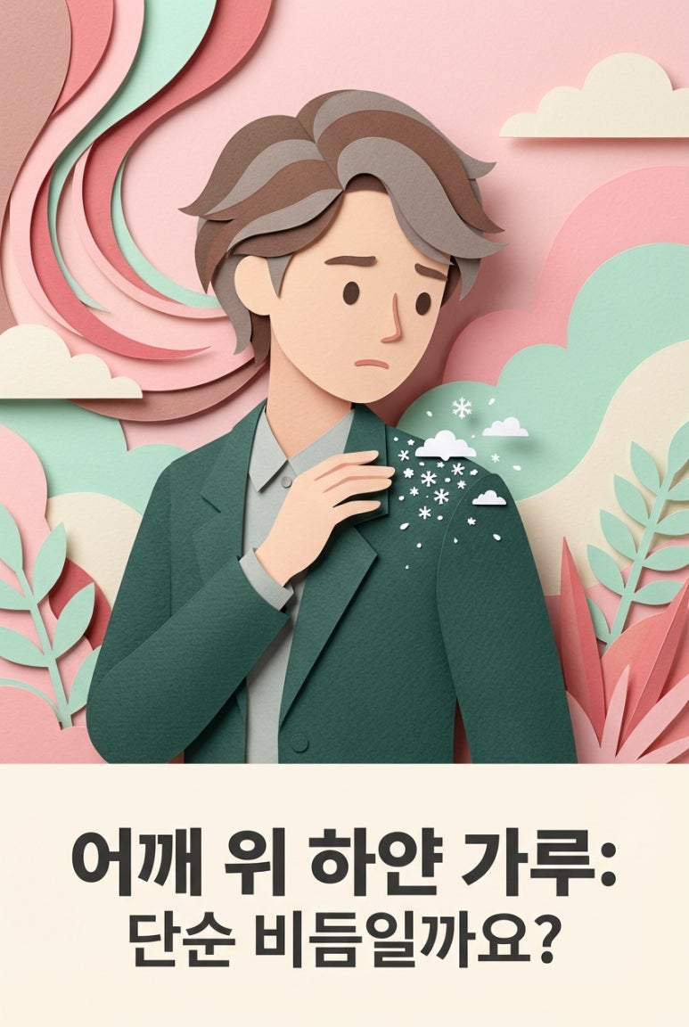 어깨 위 하얀 가루, 단순 비듬일까요?: 두피 지루성 피부염과 탈모