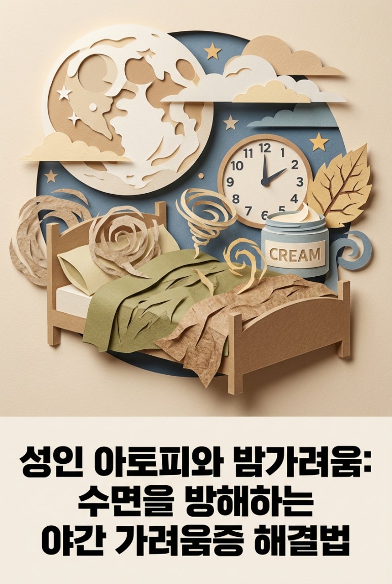 성인 아토피와 밤가려움: 수면을 방해하는 야간 가려움증 해결법