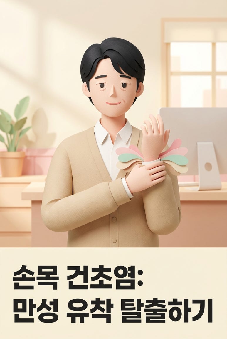 손목 건초염:만성 유착 탈출하기