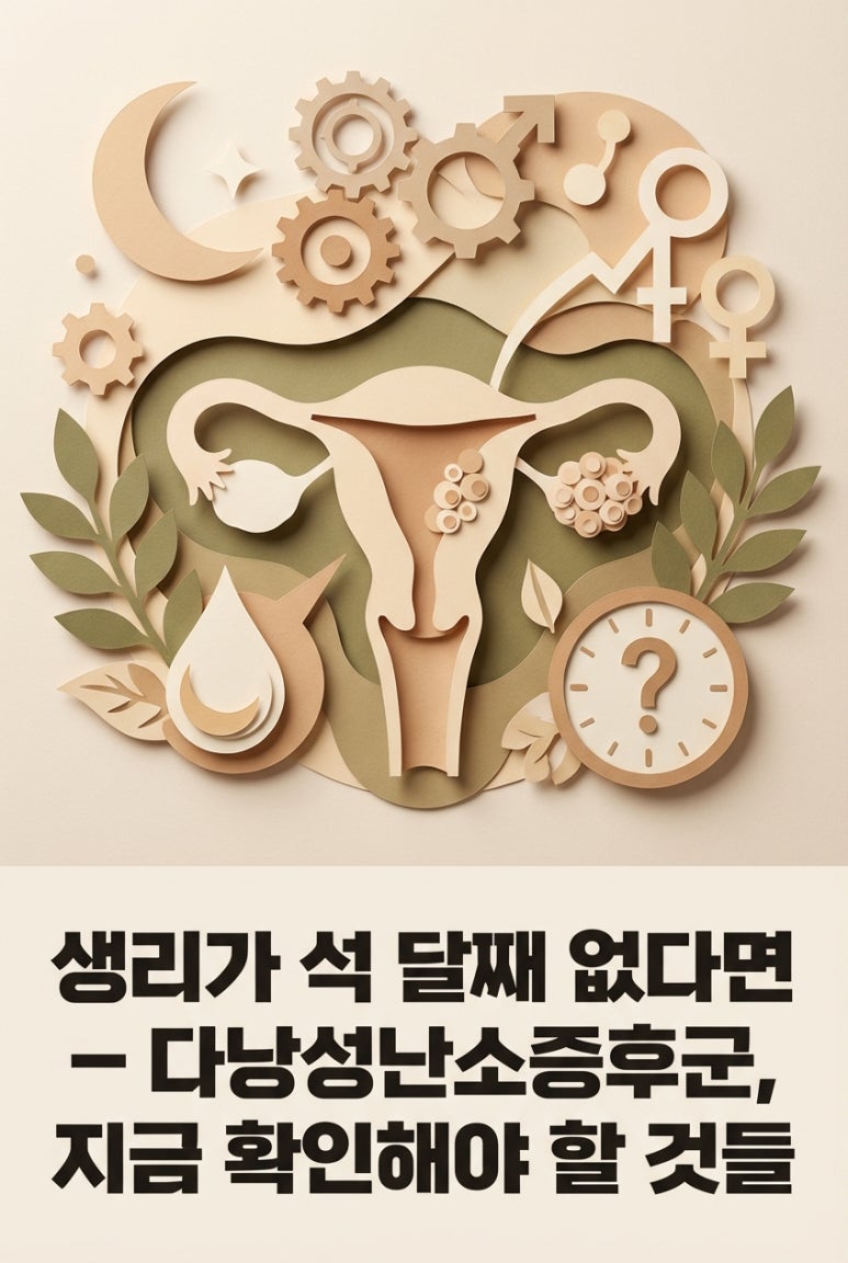 생리가 석 달째 없다면 — 다낭성난소증후군, 지금 확인해야 할 것들